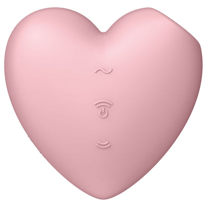 SATISFYER - CUTIE HEART AIR PULSE STIMULATOR & VIBRATOR