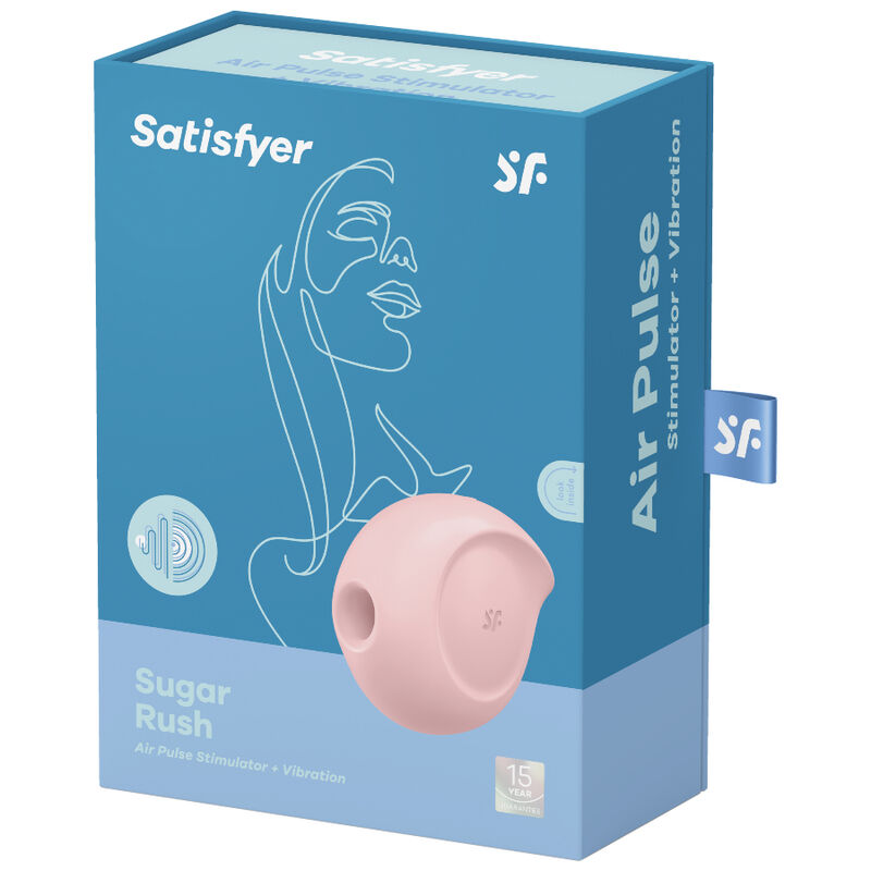 SATISFYER - SUGAR RUSH AIR PULSE STIMULATOR & VIBRATOR