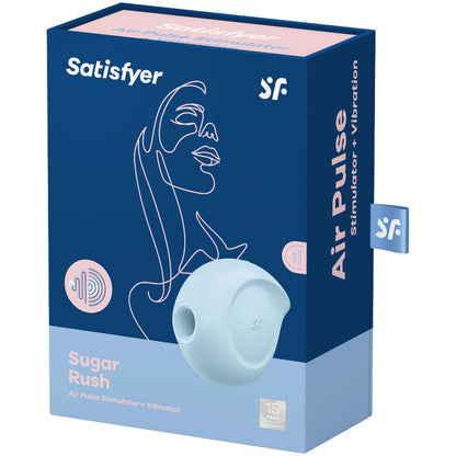 SATISFYER - SUGAR RUSH AIR PULSE STIMULATOR & VIBRATOR