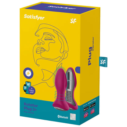 SATISFYER - ROTATOR PLUG 2+ VIBRATING PLUG APP