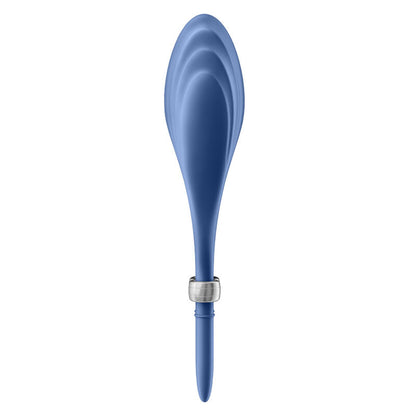 SATISFYER - VIBRATEUR À ANNEAU DUELIST BLEU