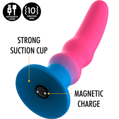 MITOLOGÍA - KUNO UTOPIA DILDO M - VIBRADOR COMPATIBLE CON TECNOLOGÍA INALÁMBRICA WATCHME