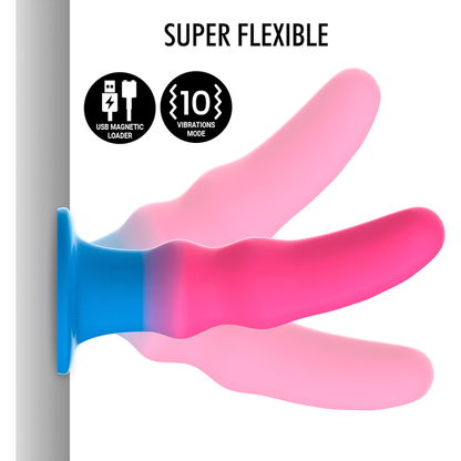 MITOLOGÍA - KUNO UTOPIA DILDO M - VIBRADOR COMPATIBLE CON TECNOLOGÍA INALÁMBRICA WATCHME