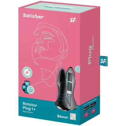 SATISFYER - ROTATOR PLUG 1+ VIBRATING PLUG APP
