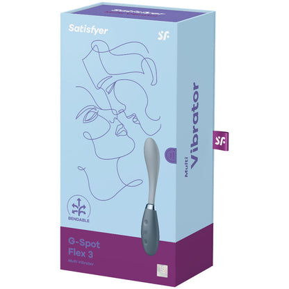 SATISFYER - G-SPOT FLEX 3 MULTI VIBRATOR