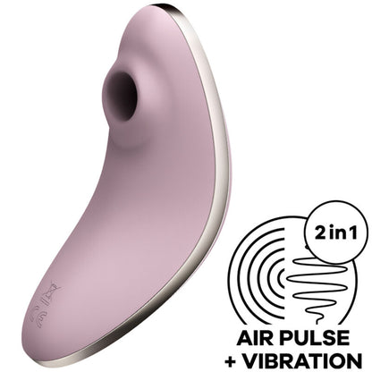SATISFYER - ESTIMULADOR DE PULSOS DE AIRE Y VIBRADOR VULVA LOVER 1 VIOLETA