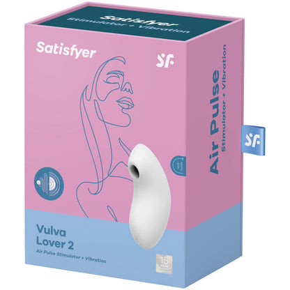 SATISFYER - VULVA LOVER 2 AIR PULSE STIMULATOR & VIBRATOR