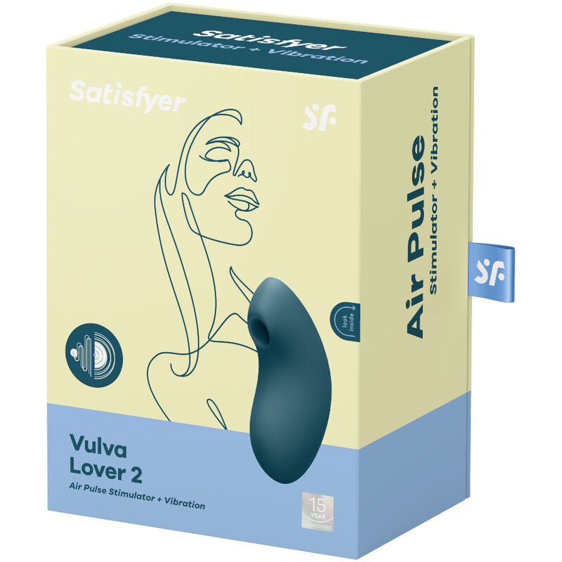 SATISFYER - VULVA LOVER 2 AIR PULSE STIMULATOR & VIBRATOR