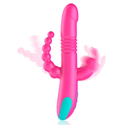 HAPPY LOKY - DONALD TRIPLE STIMULATION: ANAL, G-SPOT & CLITORIS + WATCHME REMOTE CONTROL