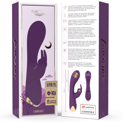 TREASURE - VIBREUR LAPIN LAURENCE + TÉLÉCOMMANDE WATCHME