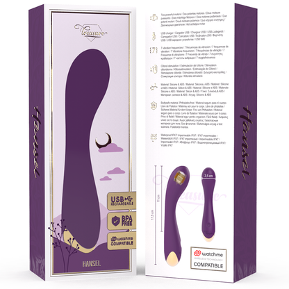 TREASURE - HANSEL G-SPOT VIBRATOR + WATCHME REMOTE CONTROL