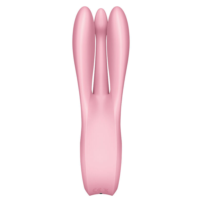 SATISFYER - THREESOME 1 VIBRATOR PINK