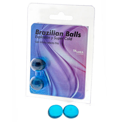 TALOKA - 2 BOULES BRÉSILIENNES EFFET FROID GEL EXCITANT