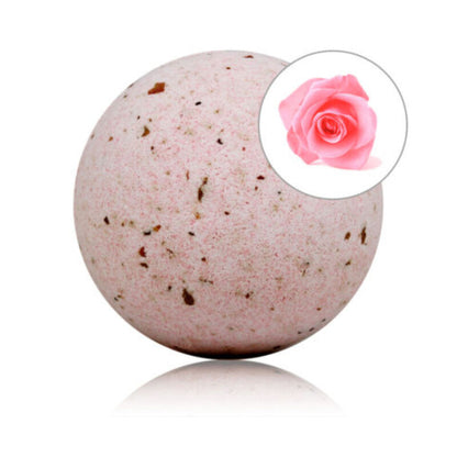TALOKA - BOMBE DE BAIN PARFUMÉE À LA ROSE AVEC PÉTALES DE ROSE