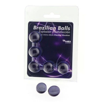 TALOKA - 5 BILLES BRÉSILIENNES EFFET VIBRANT ÉLECTRIQUE GEL EXCITANT