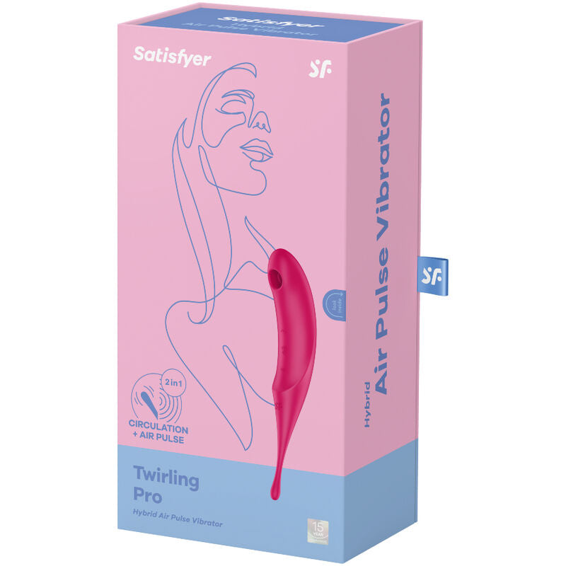 SATISFYER - TWIRLING PRO AIR PULSE STIMULATOR & VIBRATOR