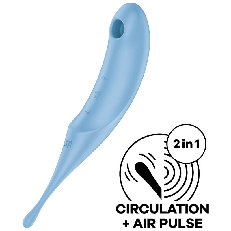 SATISFYER - TWIRLING PRO AIR PULSE STIMULATOR & VIBRATOR