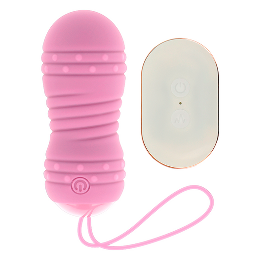 OHMAMA - ŒUF TÉLÉCOMMANDÉ 7 MODES ROTATION ROSE