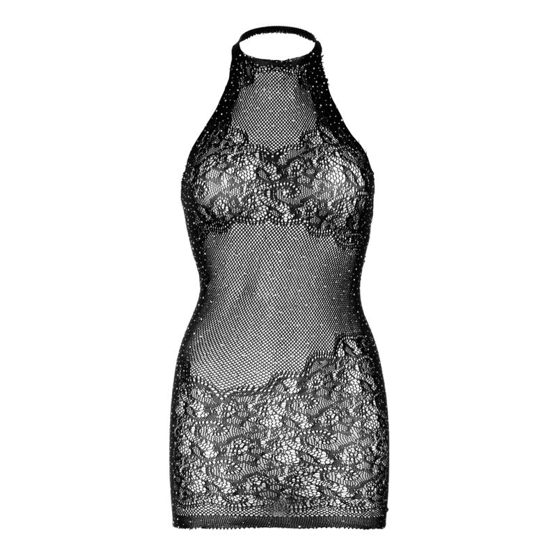 LEG AVENUE - MINI-ROBE DOS NU À STRASS