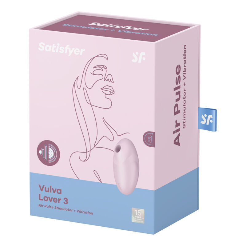 SATISFYER - VULVA LOVER 3 AIR PULSE STIMULATOR & VIBRATOR