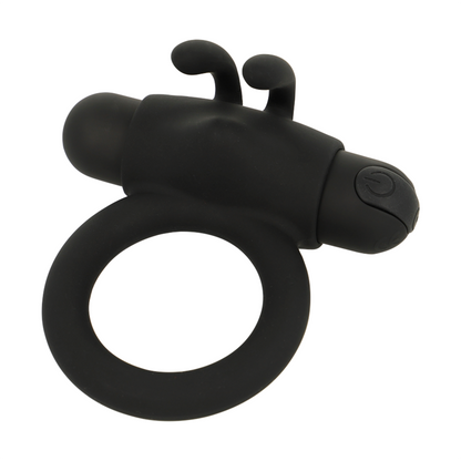 NEGRO Y PLATA - ANILLO AGRON 2.0
