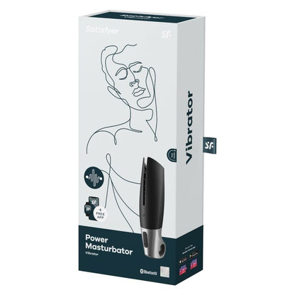 SATISFYER - POWER MASTURBATOR BLACK