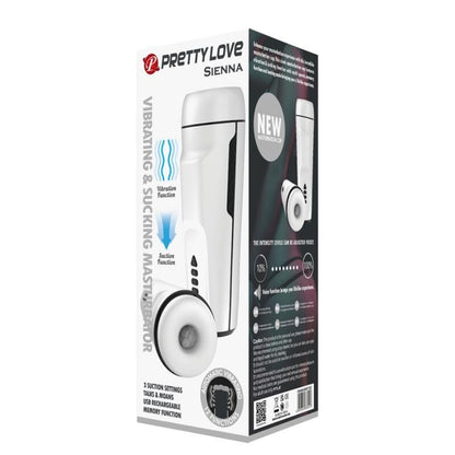 PRETTY LOVE - SIENNA VIBRATING MALE MASTURBATOR. VOICE AND STIMULATING WAVES