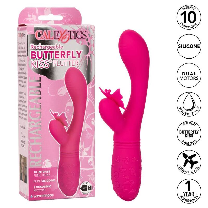 CALEXOTICS - PAPILLON BAISER FRÉMISSANT ROSE