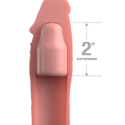 FANTASY X- TENSIONS - RALLONGE PIPEDREAMS AVEC SANGLE 15,24 CM TEINTE CHAIR