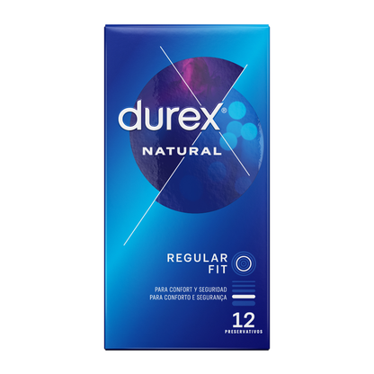 DUREX - NATURAL PLUS 12 UNITS