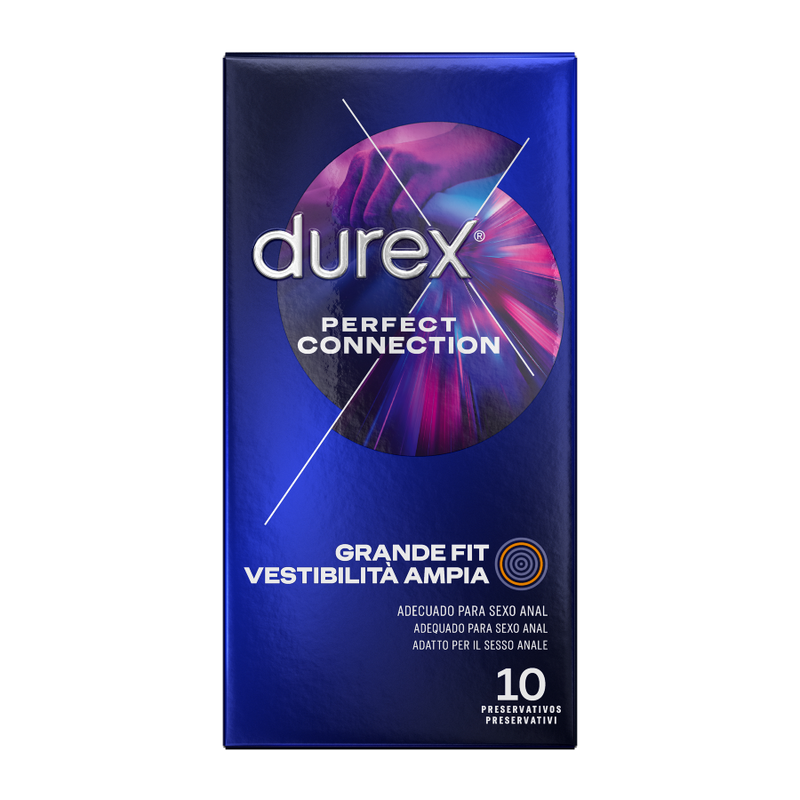 DUREX - CONNEXION PARFAITE SILICONE LUBRIFICATION EXTRA 10 UNITÉS