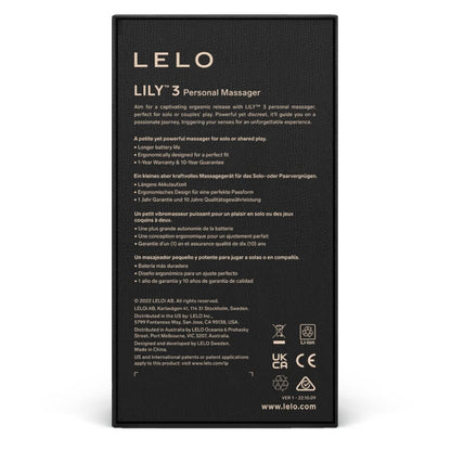 LELO - LILY 3 PERSONAL MASSAGER - AQUA