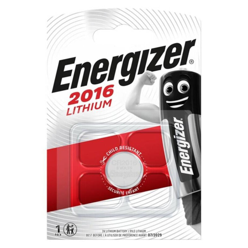 ENERGIZER - PILE BOUTON LITHIUM CR2016 3V 1 UNITÉ