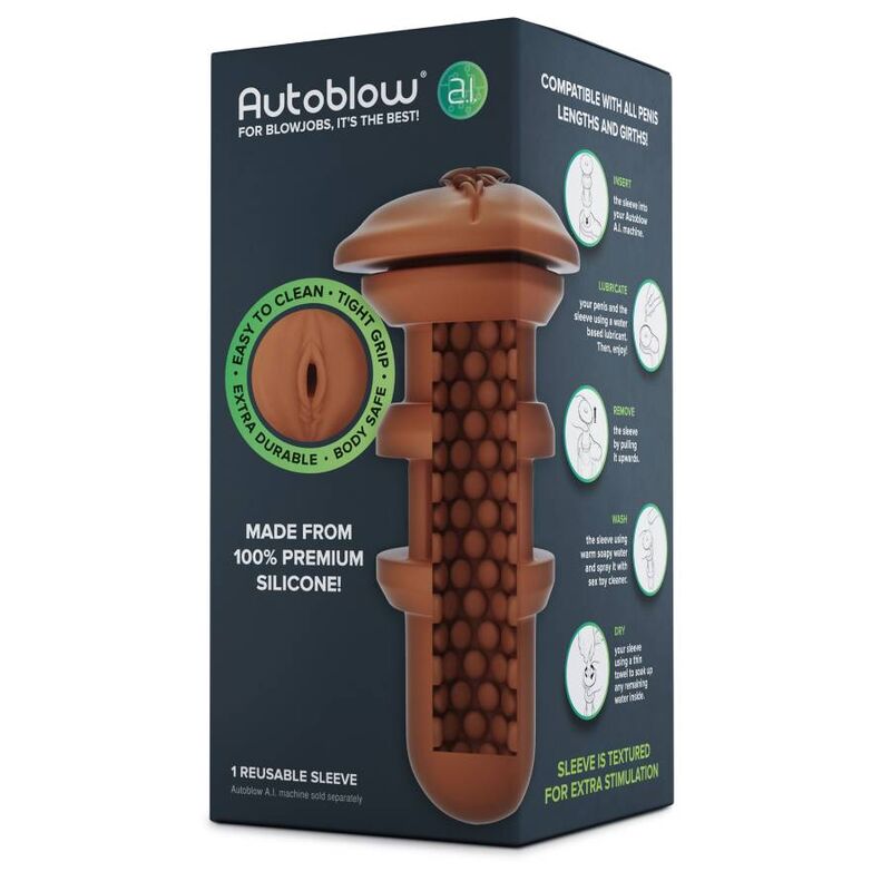 AUTOBLOW - MANCHON VAGIN AI MARRON