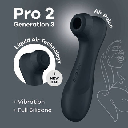 SATISFYER - PRO 2 GENERATION 3 LIQUID AIR TECHNOLOGY WINE