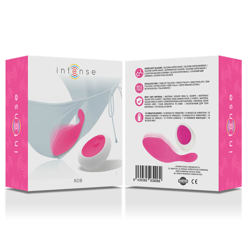 INTENSE - PANTY VIBRADOR CON CONTROL REMOTO ROSA
