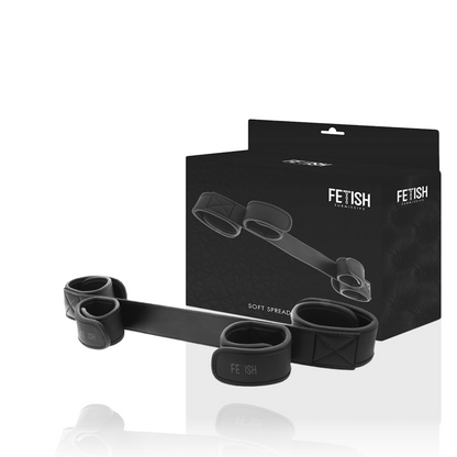 FETICHISMO SUMISO - BARRA ESPACIADORA DE BONDAGE CON FORRO DE NEOPRENO