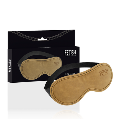 MÁSCARA FETISH SUBMISSIVE ORIGEN - PIEL VEGANA CON FORRO DE NEOPRENO