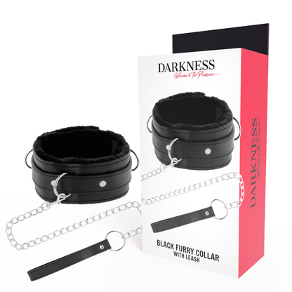 DARKNESS - COLLIER POSTURAL CONFORTABLE AVEC CHAÎNE EN CUIR