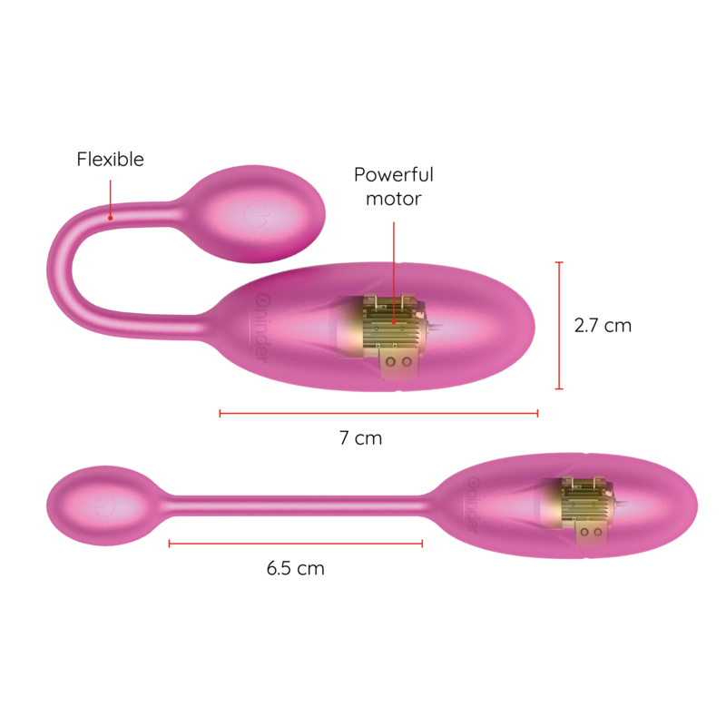 ONINDER - DENVER VIBRATING EGG 7 X 2.7 CM FREE APP