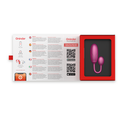 ONINDER - DENVER VIBRATING EGG 7 X 2.7 CM FREE APP