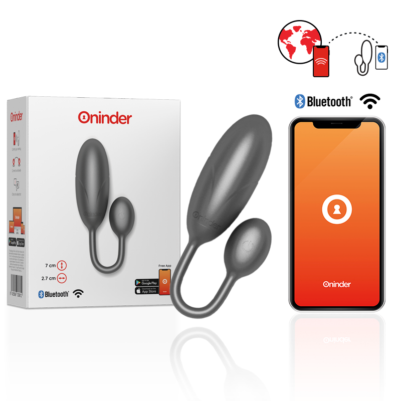 ONINDER - DENVER VIBRATING EGG 7 X 2.7 CM FREE APP