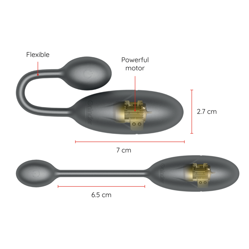 ONINDER - DENVER VIBRATING EGG 7 X 2.7 CM FREE APP