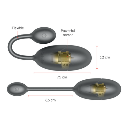 ONINDER - TOKYO VIBRATING EGG 7.5 X 3.2 CM FREE APP