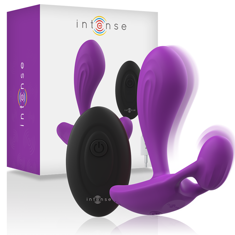 INTENSE - ANAL PLUG DE SHELLY CON CONTROL REMOTO MORADO
