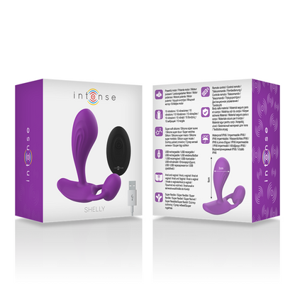 INTENSE - ANAL PLUG DE SHELLY CON CONTROL REMOTO MORADO