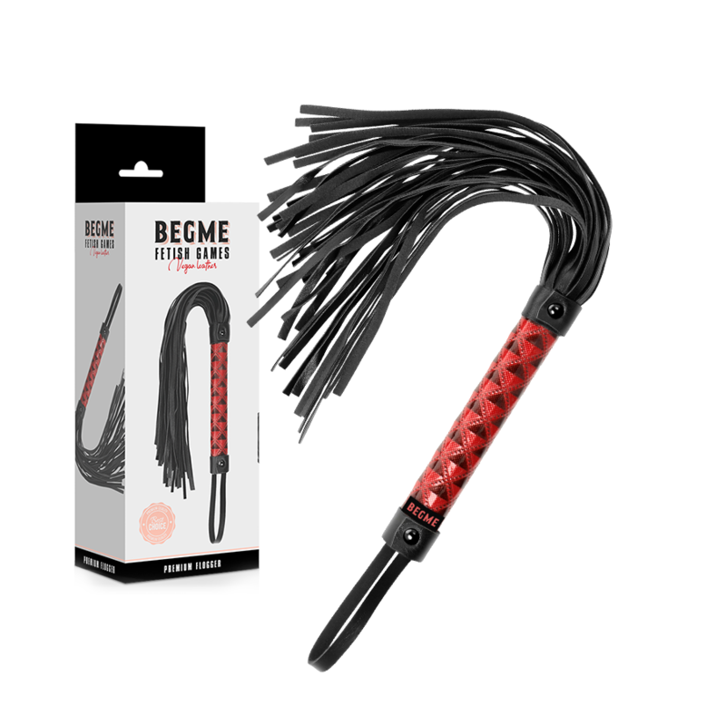 BEGME - RED EDITION LÁTIGO DE CUERO VEGANO