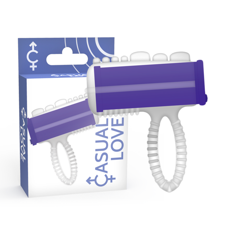 AMOR CASUAL - ANILLO VIBRADOR PARA LENGUA VIOLETA