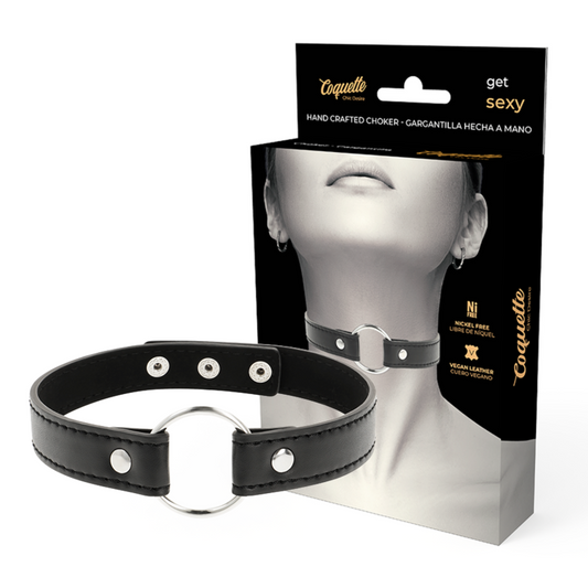 COQUETTE CHIC DESIRE - COLLIER EN CUIR VÉGÉTAL ACCESSOIRE FEMME