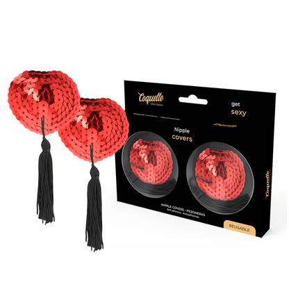 COQUETTE CHIC DESIRE - CUBREPEZONES ROJOS